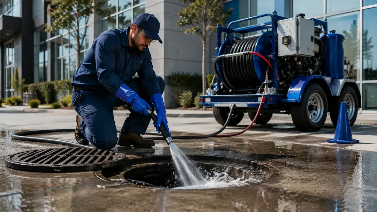 Commercial Hydro Jet Drain Cleaning in Yountville