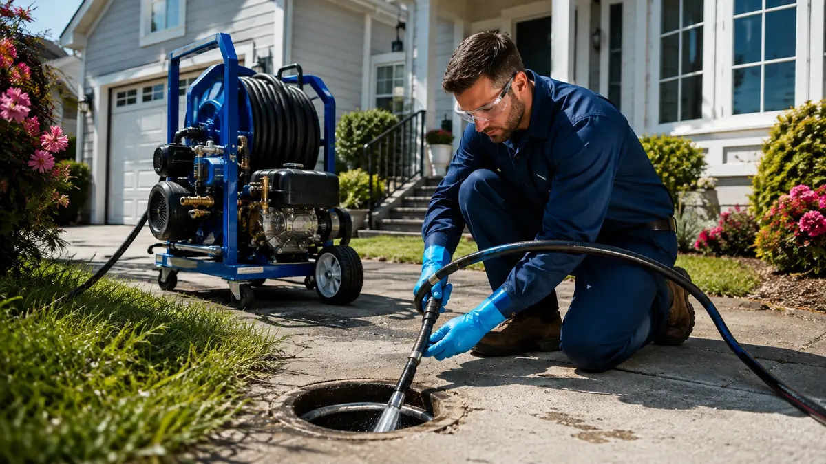 Residential Hydro Jet Drain Cleaning in Yountville